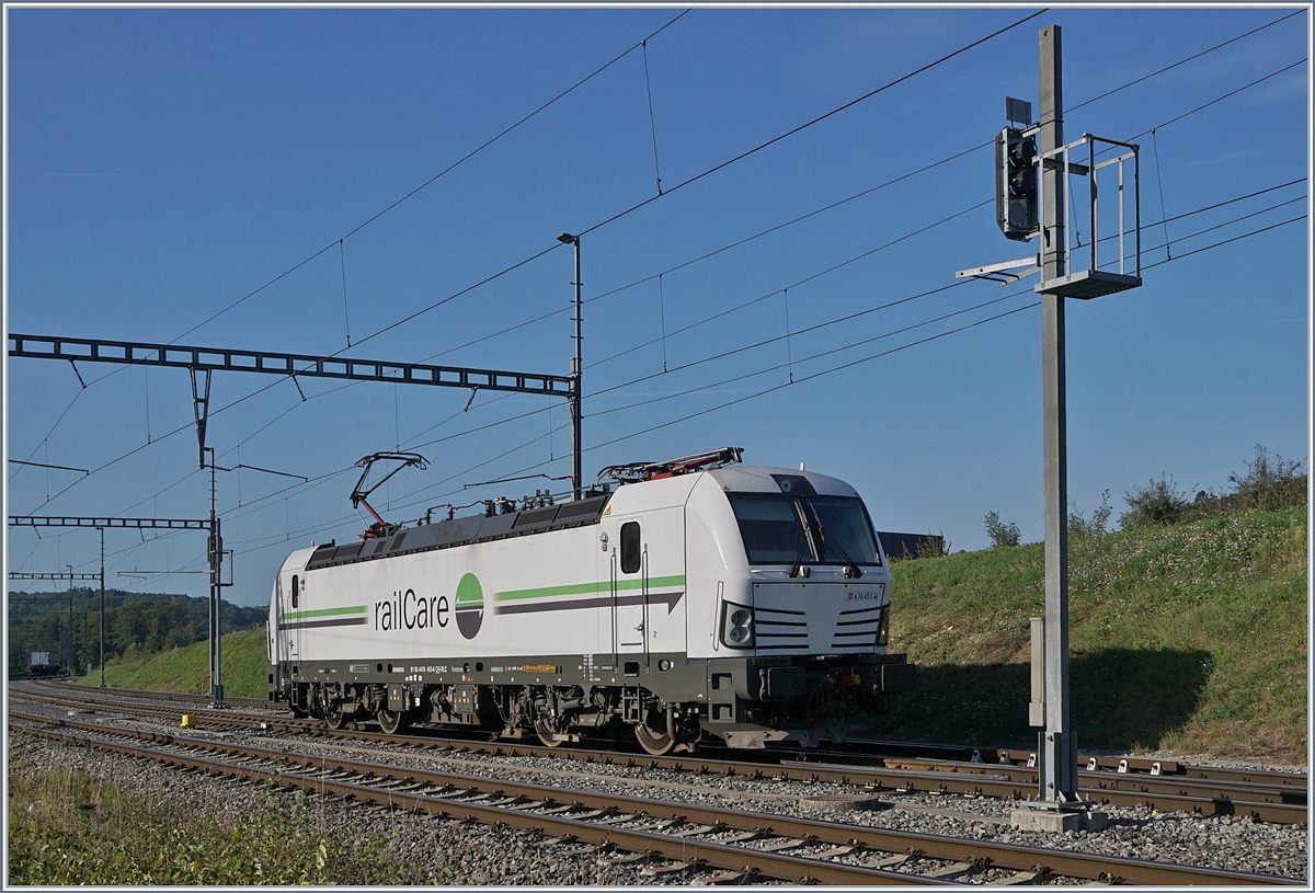 The Rail Care Rem 476 453-6 VAUD (UIC 91 85 4476 43-6 CH-RLC) in Vufflens la Ville 29.08.2018