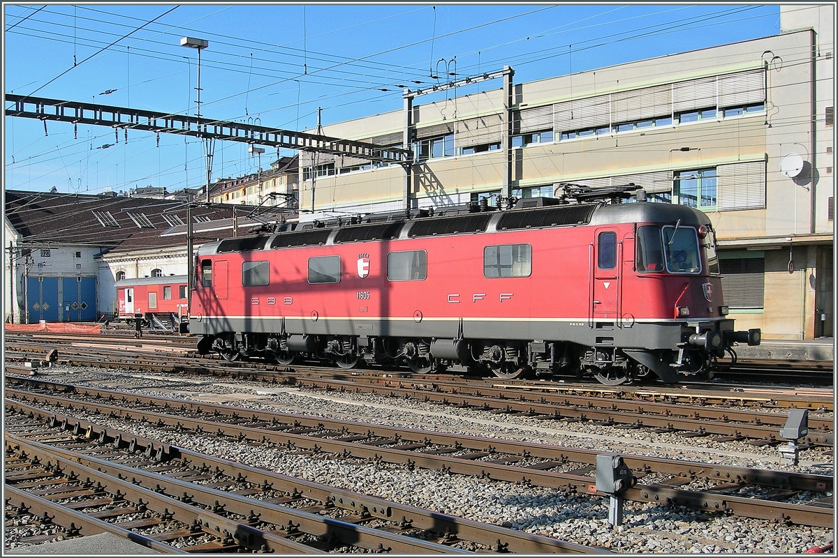The Re 6/6 11605 in Lausanne.
09.03.2011