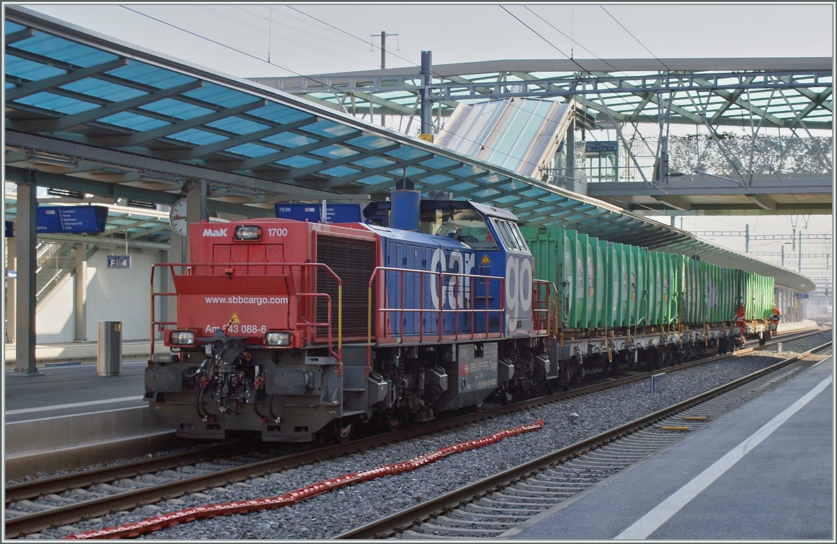 The SBB Am 843. 088-2 in Renens VD. 

09.02.2023