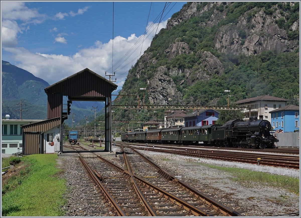 The SBB C 5/6 2978 in Bodio.
28.07.2016