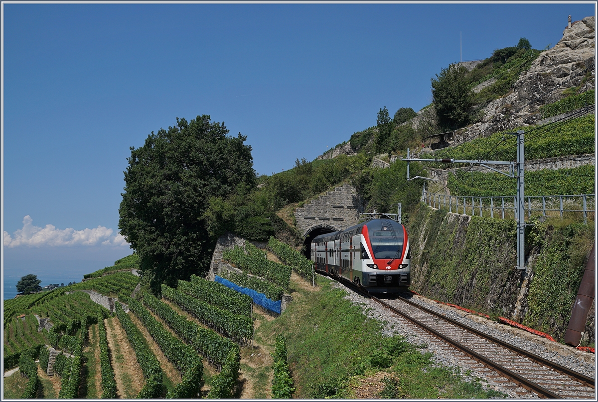 The SBB RABe 511 112 betwenn Chexbres and Vevey.
19.07.2018