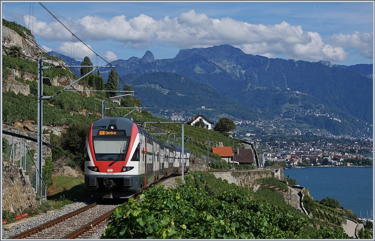 The SBB RABe 511 112 to Geneva by Chexbres (Summertimetable 2018)

26.08.2018