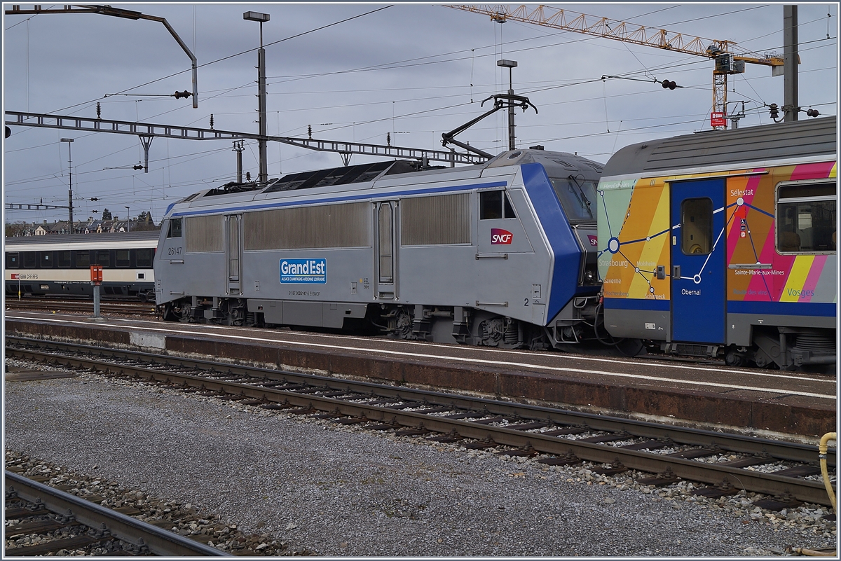 The SNCF Sybic BB 26147  Grand Est  (Great Eastern) in Basel SNCF.
13.03.2018