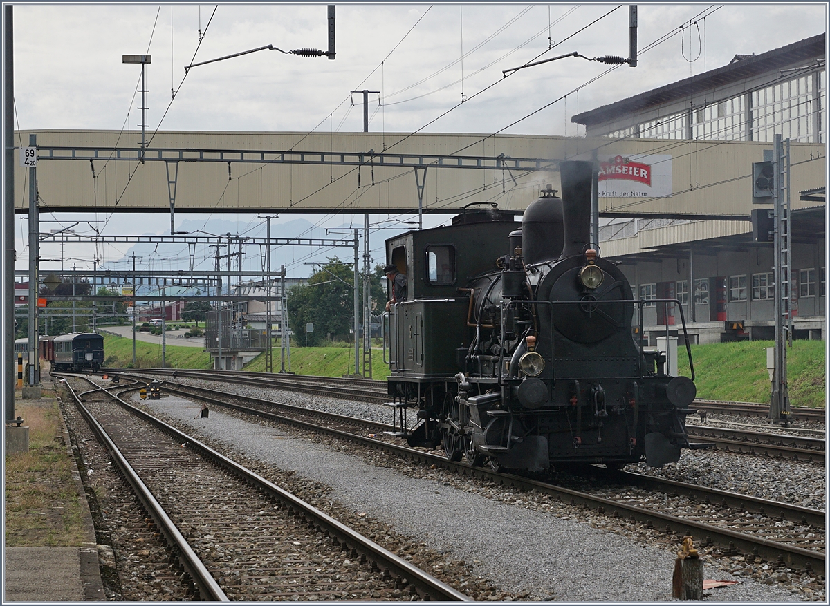 The ST E 3/3 N° 5 in Sursee.
27.08.2017