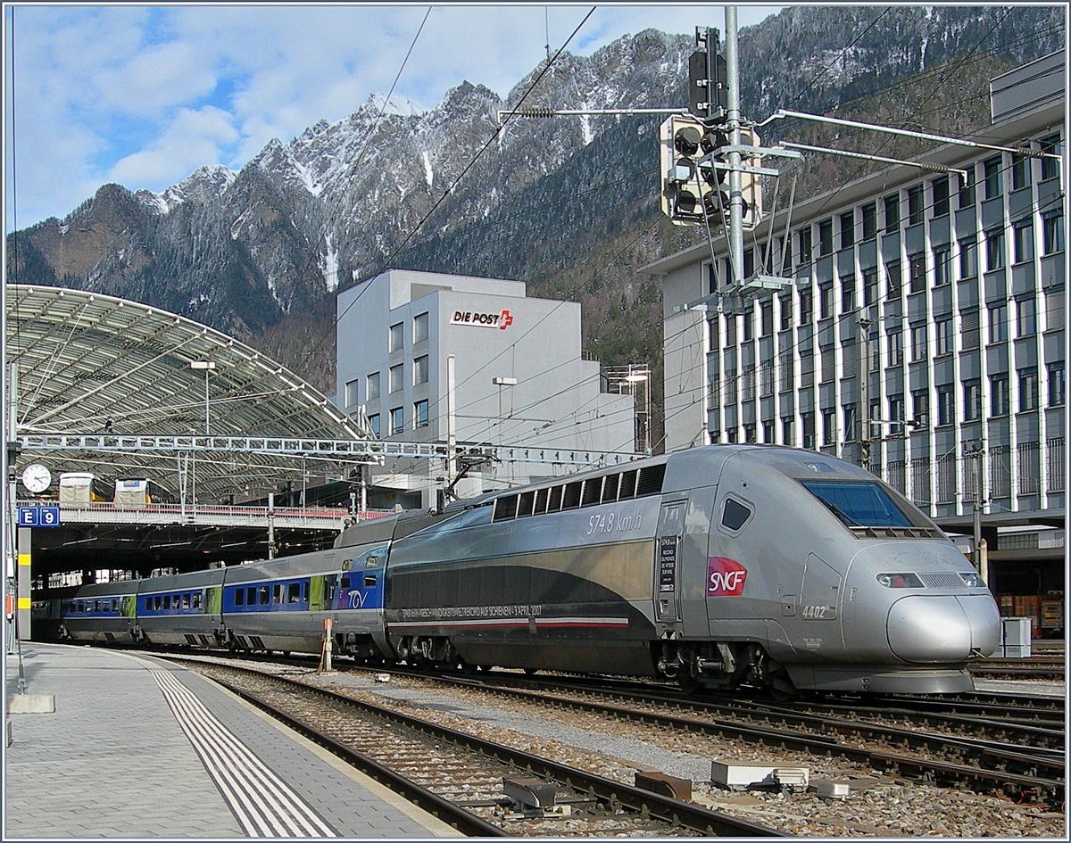 The World Record TGV in Chur.
22.03.2018