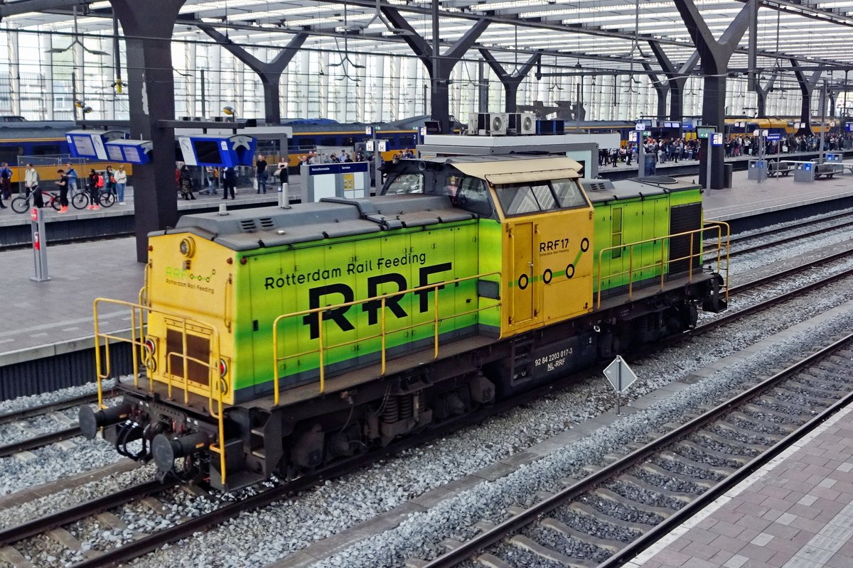 Top shot on RRF 17 standing at Rotterdam Centraal on 18 May 2019.