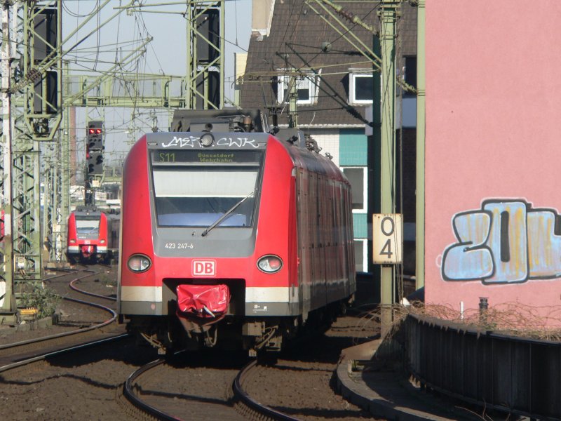 423 247-6 as S11 in Cologne, 2007 