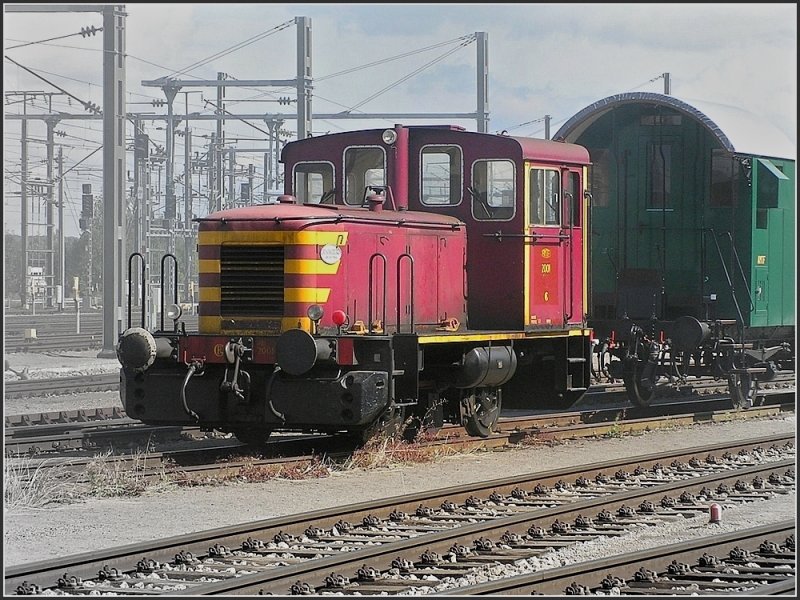 Deutz Diesel Locomotve 2001 at the station of Ptange on September 19th, 2004.