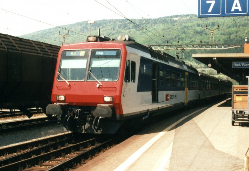 SBB RBDe 4/4 (2026) 560 026 on 03.05.1999 at Biel.