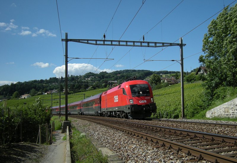 The BB Rail-Jet on test a trip in the Lavaux by Bossieres. 
07.07.2008