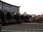 Seasonal end in the railway museum of Dresden Old Town ...