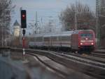 101 German Intercity with 101 088-3 on 2010-03-07 in Berlin Rummelsburg.