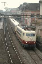 103 DB 103 184-8 with 'TEE Rheingold' in Montreux. 
12.10.2008
