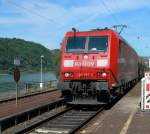 110 DB Railion 185 193-0 in Kaub.
30.08.2007