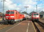 181 DB E 181 219-7 (with EC to Paris) and E 181 215-9 in Karlsruhe. 
21.01.2007 