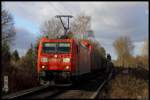 185 179-9 of DB Schenker Rail (ex Railion) near Kleinzschocher. ...