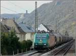 Rail 4 Chem 185 542-8 is hauling a goods train ...