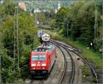 185 342-3 is hauling ...  De Rond Hans und Jeanny 14.08.2011