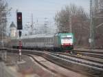 186 186 241-6 with Berlin-Warsaw-Express, 2010-03-07, Berlin Rummelsburg.