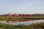 212 047 and 212 370 with freight-train near Amberg 19.10.2008 ...