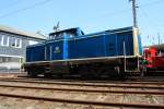 German Diesel locomotives 212 372-7 (V100) in the S�dwestf�lische Railroad ...