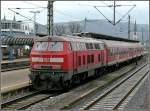 218 218 408-3 of the Hunsr�ck Railway pictured at Boppard on March 20th, 2010.