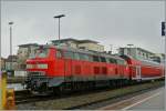 218 DB 218 406-7 with an IRE from Stuttgart in Friedrichshafen (Stadt)
16.11.2010
