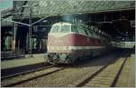 228 The 228 605-2 is leaving Dresden Neustadt Station.
19.05.1992
