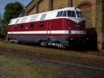 228 The German diesel locomotive 118 075-1 in Berlin-Sch�neweide, 11.09.2011  