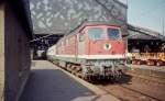 232 The DB 232 449-9 in Dresden Neustadt.
19.05.1992