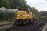 277 Locomotive No.12 (92 80 1277 018-8-D-BLP G1700BB) of Wiebe was born on 14.09.2009 as Lz from Bremen, and shot through the station towards Wunstorfer Seelze.
