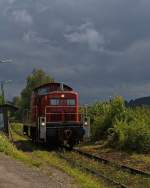 290-294 294800-8 (V90 repowers) DB Schenker on 08.08.2011 in Kreuztal . The locomotive was built in 1971 at Jung, Jungenthal (Kirchen) under the factory number 14 146 built, as for the DB 290 300-3.