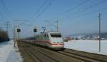 401-ice-1 DB ICE to Interlaken Ost in Kiesen.
29.12.2008