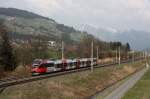 a 4024 regional train from Kitzbuehel to Woergl  ...