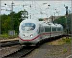 406-ice-3 ICE unit is arriving at the main station of Saarbr�cken on June 22nd, 2009.