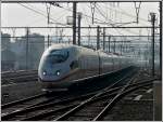 ICE is entering into the station Li�ge Guillemins in the ...