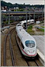406-ice-3 The ICE 4601 is arriving in Li�ge Guillemins on July 23rd, 2011.