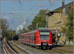 425 425 584-0 is waiting for passengers at the station of Saarburg on October 18th, 2009.