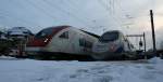 500-icn ICN and FS ETR 610 in Lausanne. 
21.12.2009