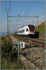 523 A Flirt is approaching Cully. 
22.10.2011
