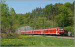 611 IRE 3354 from Basel Bad. Bf. to Ulm by Thayngen. 
22.04.2011