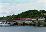 628 A 628 unit is crossing the S�re bridge in Wasserbillig on its way from Trier to Luxembourg City on May 31st, 2009.