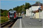 642 642 054 as RE 8 to Tessin is arriving in Bad Doberan on September 25th, 2011.