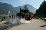 Achenseebahn Achenseebahn steamer Train on the terminate station Seespitz. 16.09.2011