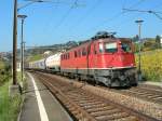 ae-6-6-610 SBB Ae 6/6 with a Cargo train in Bossi�re.
16.10.2007