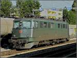 ae-6-6-610 Ae 6/6 11427 in original green colour pictured at Spiez on July 31st, 2008.