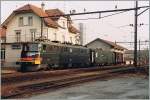 ae-6-6-610 Ae 6/6 'Baselland' in Menziken SBB. 
scanned foto, ca 1984