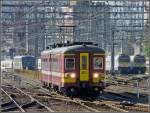 AM 62-79 AM 65 257 is arriving at the station Li�ge Guillemins on May 30th, 2009.