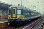 AM 62-79 The AM 319 in Brussels Nord Station. 
(Summer 1985/Scanned negative)