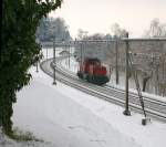 Am 841 The SBB Am 841 004-5 by Villeneuve. 
05.01.2010